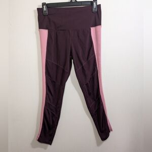 Tangerine Colorblock Active Leggings – Size Small